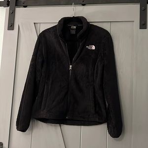 The North Face Black Plush Zippered Jacket, M